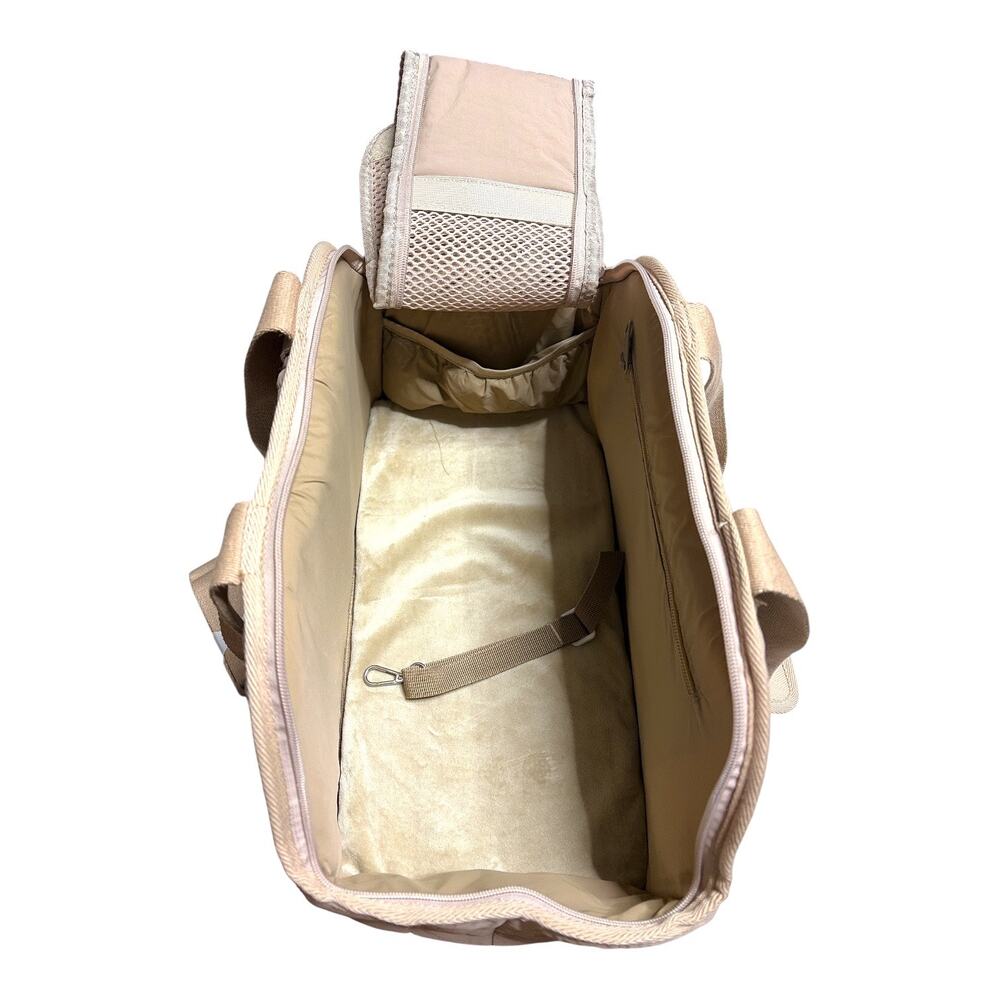 Pecute Non-Collapsible Soft Pet Carrier Purse Bag in Khaki - Picture 2 of 5